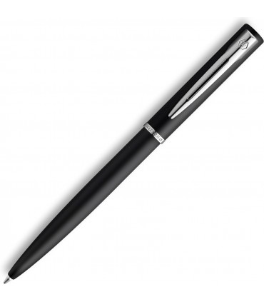PENNA A SFERA WATERMAN MOD. ALLURE IN METALLO COLORE NERO CONFEZIONATA IN ELEGANTE ASTUCCIO