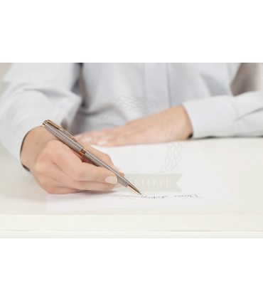 Penna PARKER A SFERA MOD.SONNET CISEL GT CON RIFINITURE IN ORO 23K CONFEZIONATA IN ELEGANTE ASTUCCIO