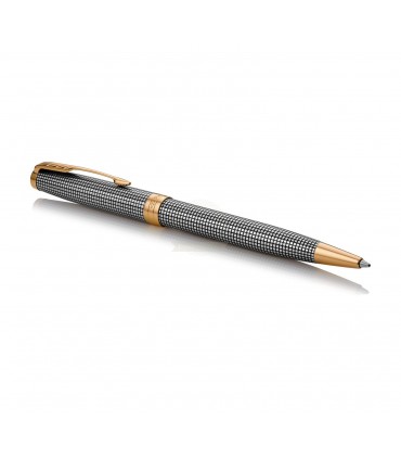 Penna PARKER A SFERA MOD.SONNET CISEL GT CON RIFINITURE IN ORO 23K CONFEZIONATA IN ELEGANTE ASTUCCIO