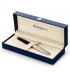 PENNA STILOGRAFICA WATERMAN MOD. CARENE DELUXE COLORE NERO CON CLIP DORATA 23K CONFEZIONATA IN ELEGANTE ASTUCCIO