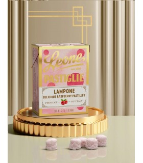 PASTIGLIE LEONE GUSTO LAMPONE IN SCATOLETTA DA 30G CONF. 18 PZ.