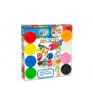 PLASTIART SET NUMERI CON 8 VASETTI DA 28GR. con accessori TEOREMA GIOCHI