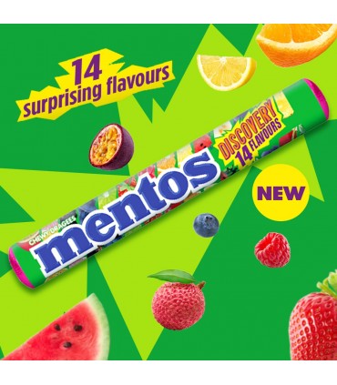 EXPO MENTOS DISCOVERY 14 FLAVOURS STICK DA 62 PZ. ASSORTITI