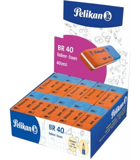Gomma rossa/blu Pelikan conf. da 40 pz.