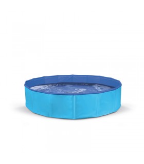 BEST FRIEND PISCINA PER ANIMALI BLU S 80X20 CM SPAZIOSA STABILE E RESISTENTE CON VALVOLA SCARICO DELL'ACQUA