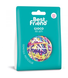 BEST FRIEND GOMITOLO MULTICOLOR PER GATTI 5,5 CM Palla gomitolo in lana