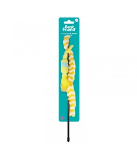 BEST FRIEND GIOCO GATTO CANNETTA E CARAMELLA 14 CM CON  CODA VELLUTATA E CARAMELLE CON PIUMA DISPONIBILI IN DUE MODELLI