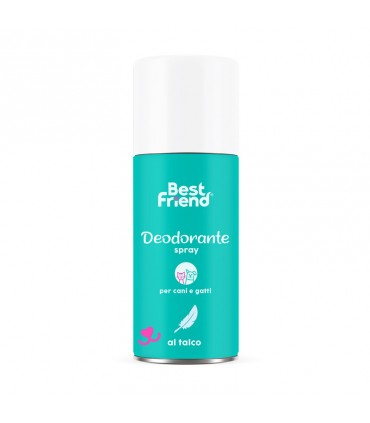 BEST FRIEND DEODORANTE SPRAY AL TALCO PER CANI E GATTI DA 150ML