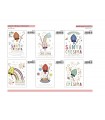 BIGLIETTO Marpimar CRESIMA PORTASOLDI CON FOIL ORO conf. 12 pz. assortiti