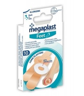 MEGAPLAST CEROTTI PARACALLO CON DISCO CENTRALE IN SCHIMA DI POLITIENE 10PZ.