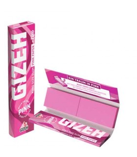 Cartina Gizeh KS Slim PINK + Filtri in Carta con chiusura Magnetica conf. 26 LIBRETTI