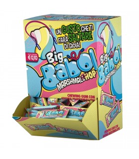 BIG BABOL MARSHMALLOW  MONOPEZZO ESPOSITORE BOCCA DI LUPO DA 200 PZ.