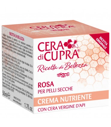 Crema Cera di Cupra Rosa per pelli Secche Vaso 50 ml
