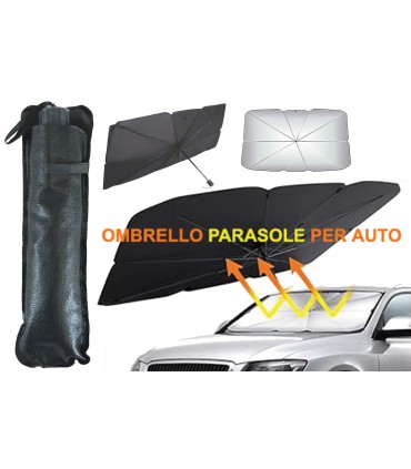 OMBRELLO PARASOLE AUTO 113X63 CM CON BLOCCAGGIO