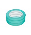 PISCINA BESTWAY CONFEZIONAMENTO IN BLISTER 70X30CM FORMATA DA 3 ANELLI PORTATA 43 LITRI COLORI ASSORTITI.