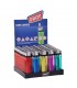 Accendino a Pietrina Prof Trasparente colorato conf. 50 pz. assortito con 5 colori
