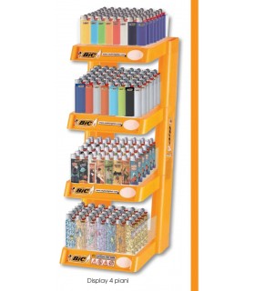 EXPO BIC 2024 DA 4 PIANI IN PLASTICA CON 8CF. DA 50 PZ. ASSORTITI COME DA FOTO