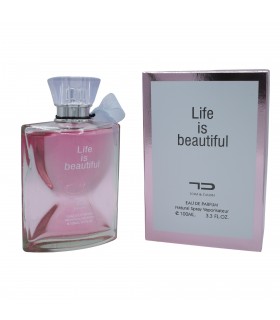 PROFUMO TOM & DARIN EAU DE PARFUM LIFE IS BEAUTIFUL ISPIRATO A LA VIA EST BELLE LANCOME DA 100 ML