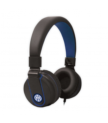 Cuffie Multimediali CON ADATTATORE JACK USB-C CON MICROFONO INTEGRATO F.C. INTER CONFEZIONATE IN ELEGANTE SCATOLA DA REGALO