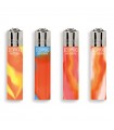 Accendino Clipper micro ORANGE Nebula conf. 48 pz. assortiti con 4 grafiche
