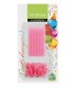 Blister Candeline per Torta da 12 pz.  Colore Rosa