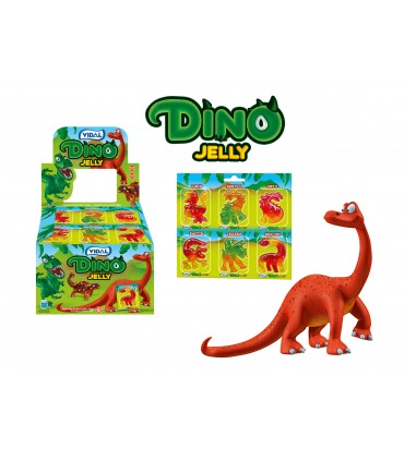 Vidal caramelle IN BLISTER DINO jelly  gusto frutta  espositore da 66 pz X 726GR