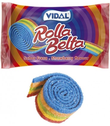 ROLLA BELTA  MULTICOLOR  VIDAL CARAMELLE GOMMOSE DA 19GR CONF.24 PZ.