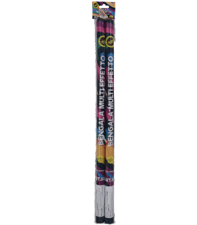 BENGALA MULTICOLOR 2PZ. H. 70 CM