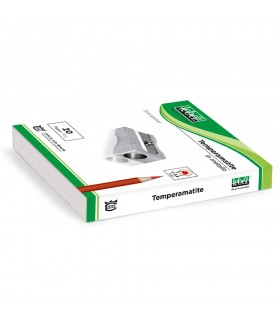 Temperamatite  Lebez  a 1 foro in metallo conf. da 20 pz.