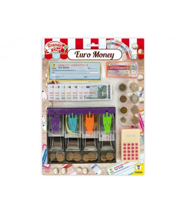 CARTELLA GRANDE CHEF EURO MONEY TEOREMA GIOCHI CON BANCONOTE  E MONETE