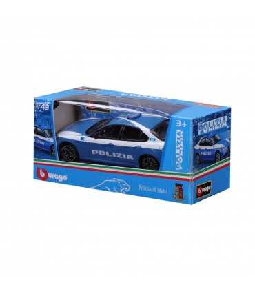 Modellini Auto Polizia Burago Scala 1:43 Expo da 24 pz.