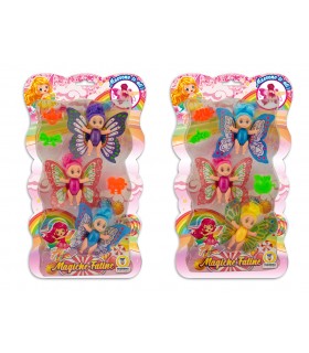 MISS SIGNORINA FATINE COLORATE H.8CM CON ACCESSORI TEOREMA GIOCHI DISPONIBILI IN 3 MODELLI