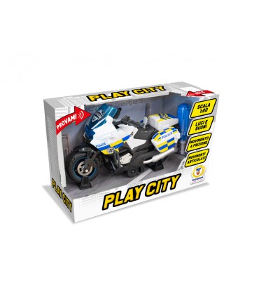 PLAY CITY MOTO PRONTO INTERVENTO SMONTA E RIMONTA CON LUCI E SUONI TEOREMA GIOCHI