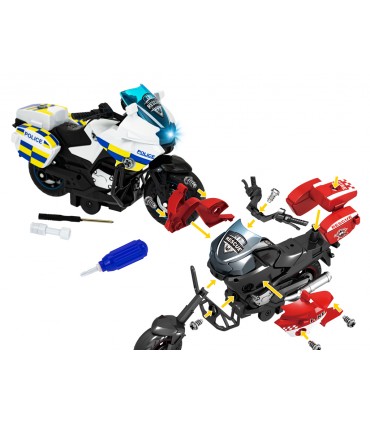 PLAY CITY MOTO PRONTO INTERVENTO SMONTA E RIMONTA CON LUCI E SUONI TEOREMA GIOCHI