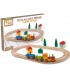 PISTA ALLEGRO TRENINO PUZZLE IN LEGNO 21PZ. L.120CM TEOREMA GIOCHI