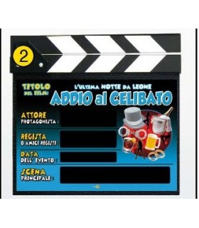 Ciak "Addio al Celibatoi" Misura cm. 27x30
