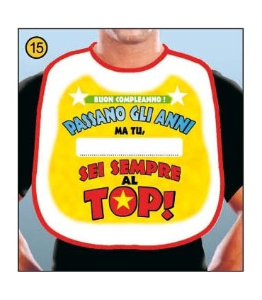 Bavaglione "Buon Compleanno" 