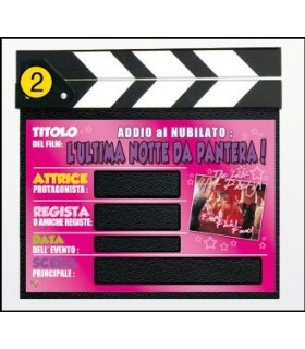 Ciak "Addio al Nubilato" Misura cm. 27x30