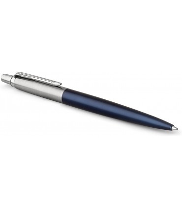Penna PARKER a Sfera MOD. Jotter royal IN ACCIAIO con fUSTO BLU CONFEZIONATA IN ELEGANTE ASTUCCIO