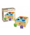 SCATOLA MONTESSORI IMPARA LE FORME IN LEGNO TEOREMA GIOCHI +18 MESI