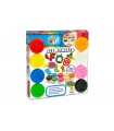 PLASTIART ALFABETO TEOREMA GIOCHI CON 8 VASETTI DI PLASTILINA DA 28GR CON FORMINE SUL TAPPO