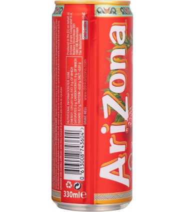 TE' VERDE ARIZONA AL MELOGRANO LATTINA DA 330 ml CARTONE DA 12PZ.