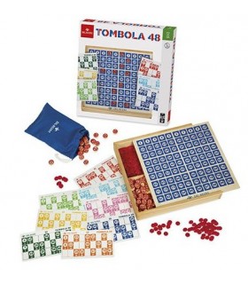 Tombola in Legno Dal Negro con $8 cartelle in Cartoncino