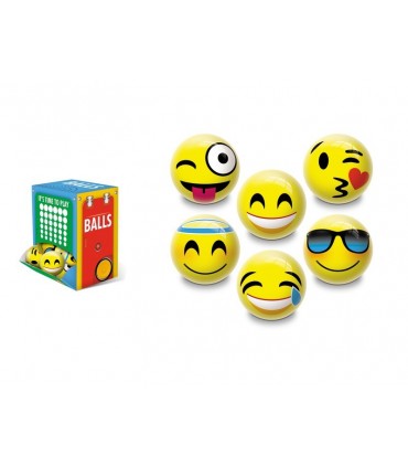 Pallina Emoticons Expo a bocca di lupo da 30 pz. assortiti