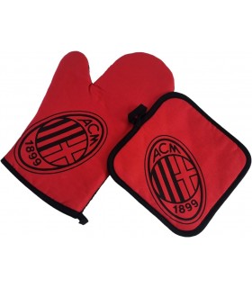 SET CUCINA A.C. MILAN PRESINA CON GUANTO