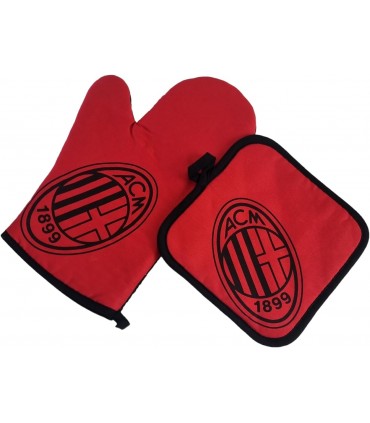 SET CUCINA A.C. MILAN PRESINA CON GUANTO