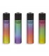 Accendino Clipper Micro TRIPLE GRADIENT  conf. da 48 pz. assortito con 4 grafiche