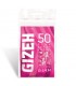 Filtro Gizeh  PINK  ACTIVE AI CARBONI ATTIVI Slim 6mm Conf. 10 bustine da 50 filtri