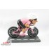 Caricature Mestieri in resina "Il Ciclista in Maglia rosa" H. 15 cm Confezionata in scatola regalo