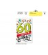 Biglietto CROMO COMPLEANNO 60 ANNI CON GLITTER CONF. 6 PZ.
